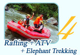Rafting ATV and Elephant Trekking