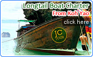 Longtail Boat Charter from Koh Yao