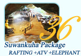 Suwankuha Package Rafting ATV Elephant Trekking